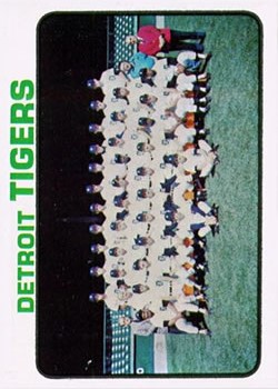 1973 Topps #191 Detroit Tigers TC