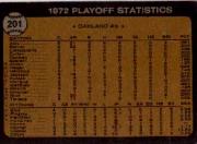 1973 Topps #201 AL Playoffs/George Hendrick back image