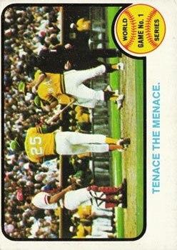 1973 Topps #203 World Series Game 1/Gene Tenace