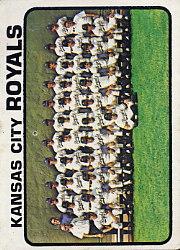 1973 Topps #347 Kansas City Royals TC