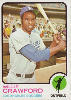 1973 Topps #639 Willie Crawford
