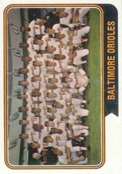 1974 Topps #16 Baltimore Orioles TC