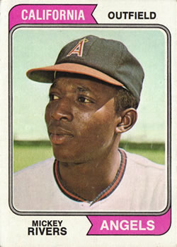 1974 Topps #76 Mickey Rivers
