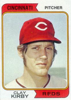 1974 Topps #287 Clay Kirby