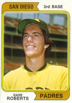 1974 Topps #309A Dave Roberts SD