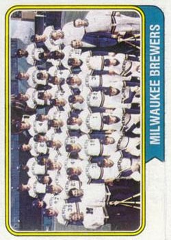 1974 Topps #314 Milwaukee Brewers TC