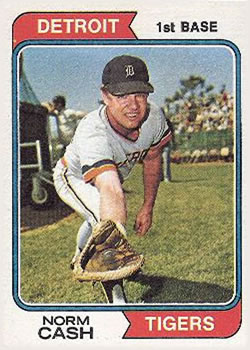 1974 Topps #367 Norm Cash
