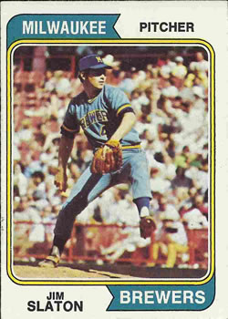 1974 Topps #371 Jim Slaton
