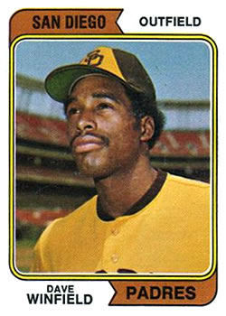 1974 Topps #456 Dave Winfield RC