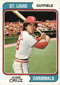 1974 Topps #464 Jose Cruz