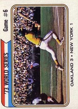 1974 Topps #477 World Series Game 6/Reggie Jackson