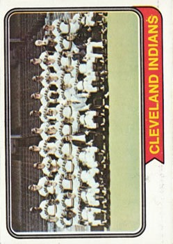 1974 Topps #541 Cleveland Indians TC