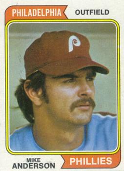 1974 Topps #619 Mike Anderson