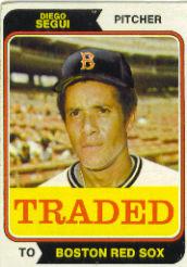 1974 Topps Traded #151T Diego Segui