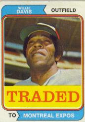 1974 Topps Traded #165T Willie Davis