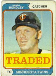 1974 Topps Traded #319T Randy Hundley