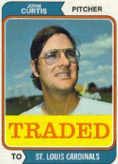 1974 Topps Traded #373T John Curtis