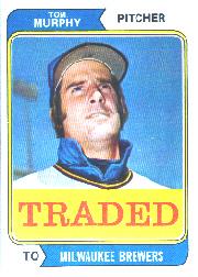 1974 Topps Traded #496T Tom Murphy
