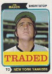 1974 Topps Traded #618T Jim Mason