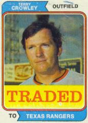 1974 Topps Traded #648T Terry Crowley