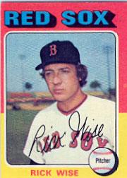1975 Topps #56 Rick Wise
