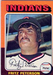 1975 Topps #62 Fritz Peterson