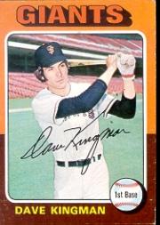 1975 Topps #156 Dave Kingman
