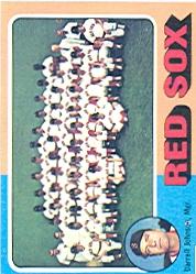 1975 Topps #172 Boston Red Sox CL/Darrell Johnson MG