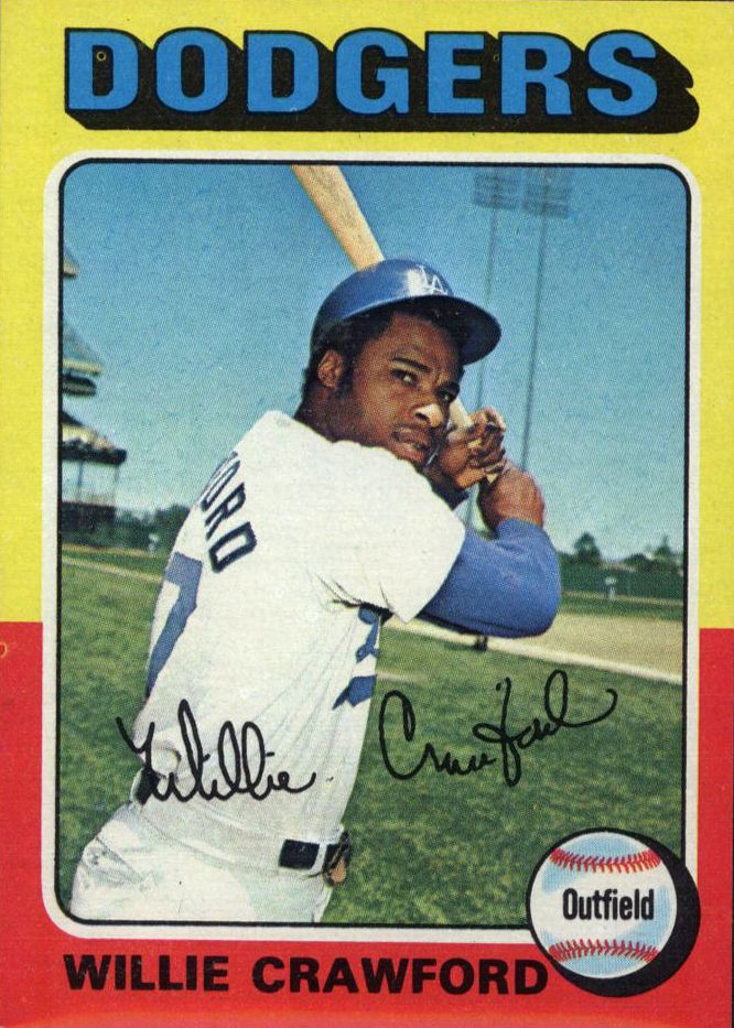 1975 Topps #186 Willie Crawford