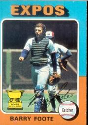 1975 Topps #229 Barry Foote
