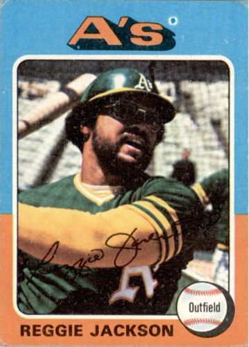 1971 Topps Reggie Jackson Baseball Card #20 Oakland Athletics