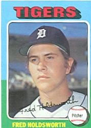 1975 Topps #323 Fred Holdsworth