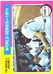 1975 Topps #462 World Series Game 2/Walter Alston/Joe Ferguson