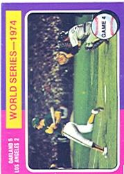 1975 Topps #464 World Series Game 4/A's Batter
