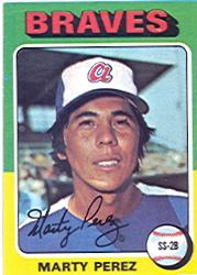 1975 Topps #499 Marty Perez