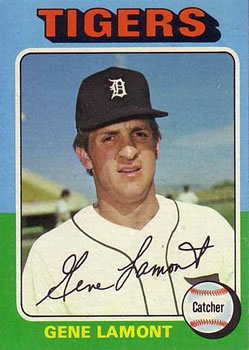 1975 Topps #593 Gene Lamont