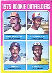 1975 Topps #617 Rookie Infielders/Mike Cubbage RC/Doug DeCinces RC/Reggie Sanders/Manny Trillo