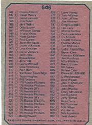 1975 Topps #646 Checklist: 529-660 back image