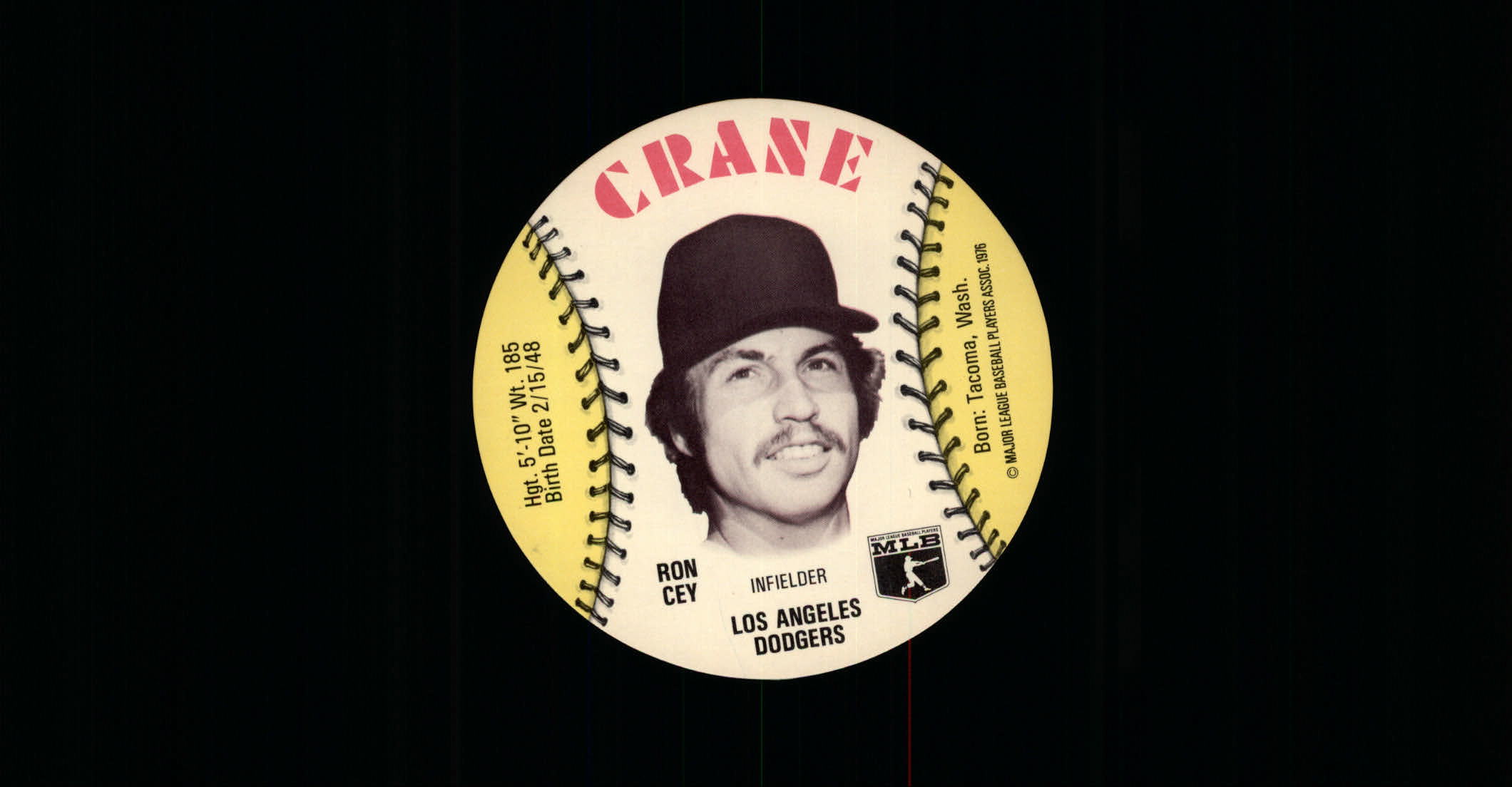 1976 Crane Discs #13 Ron Cey