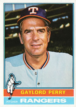 1976 Topps #55 Gaylord Perry