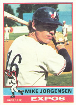 1976 Topps #117 Mike Jorgensen
