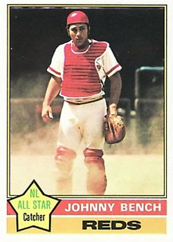 1976 Topps #300 Johnny Bench