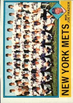 1976 Topps #531 New York Mets CL/Joe Frazier MG
