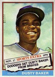 1976 Topps Traded #28T Dusty Baker