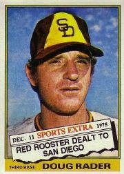 1976 Topps Traded #44T Doug Rader