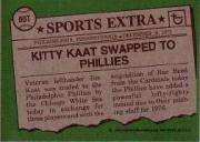 1976 Topps Traded #80T Jim Kaat back image