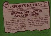 1976 Topps Traded #99T Lee Lacy back image