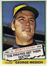 1976 Topps Traded #146T George Medich