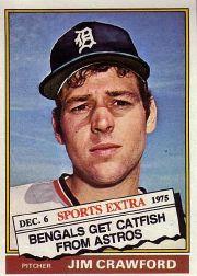 1976 Topps Traded #428T Jim Crawford