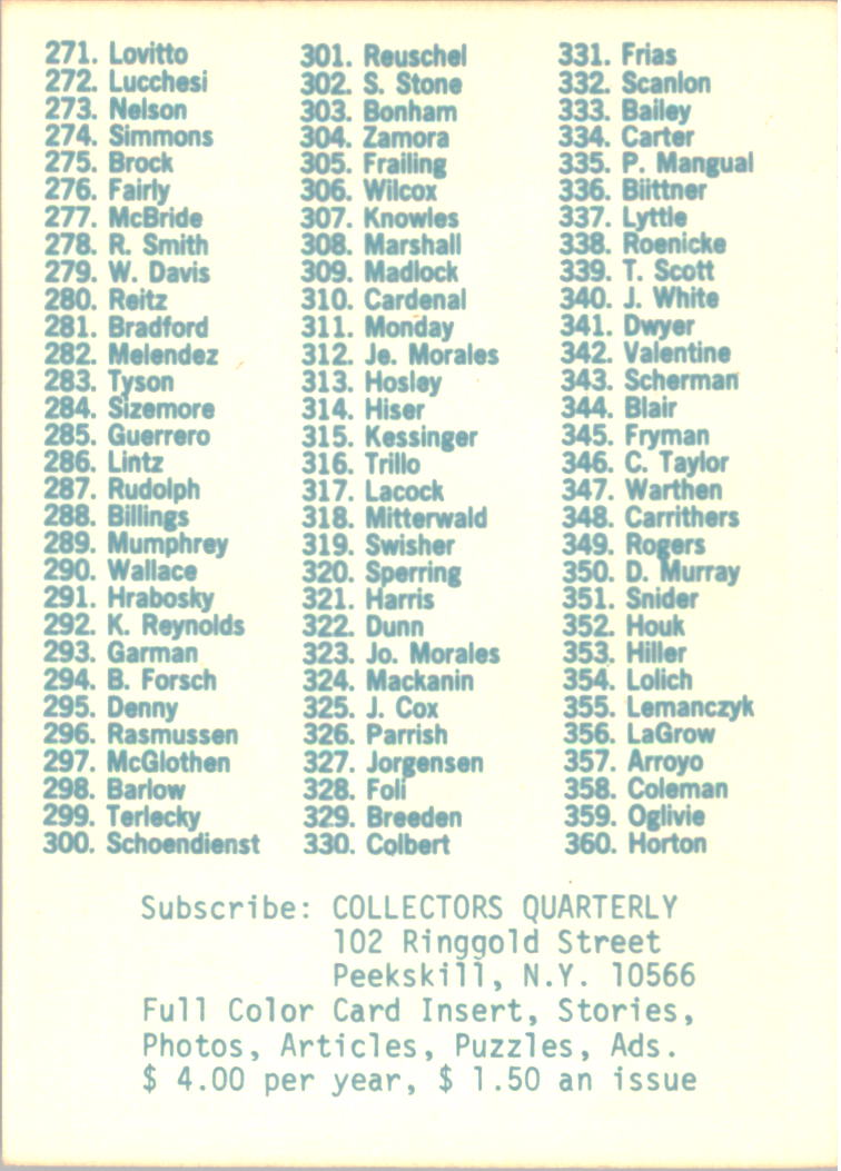 1976 SSPC #592 Maury Wills/John Knox CL back image